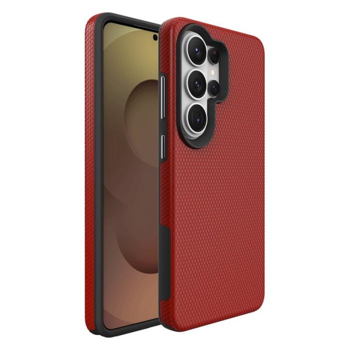OEM - Mobilskal för Samsung Galaxy S26 Ultra TPU + PC Stötabsorberande - Röd