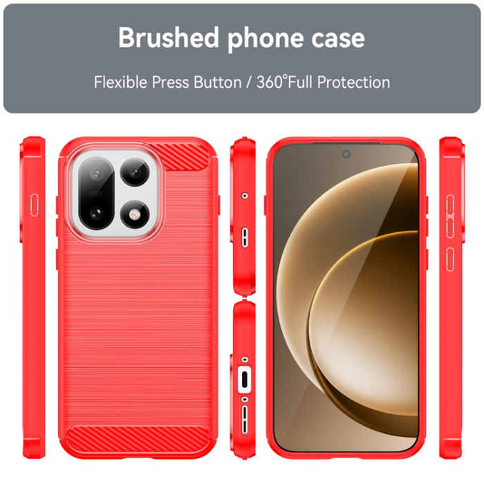 A-One Brand - OnePlus 15 5G Mobilskal Carbon Fiber Texture Brushed