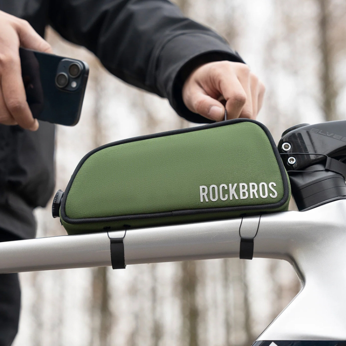 Rockbros - Rockbros Vattentät Cykelramväska 0.7L - Grön