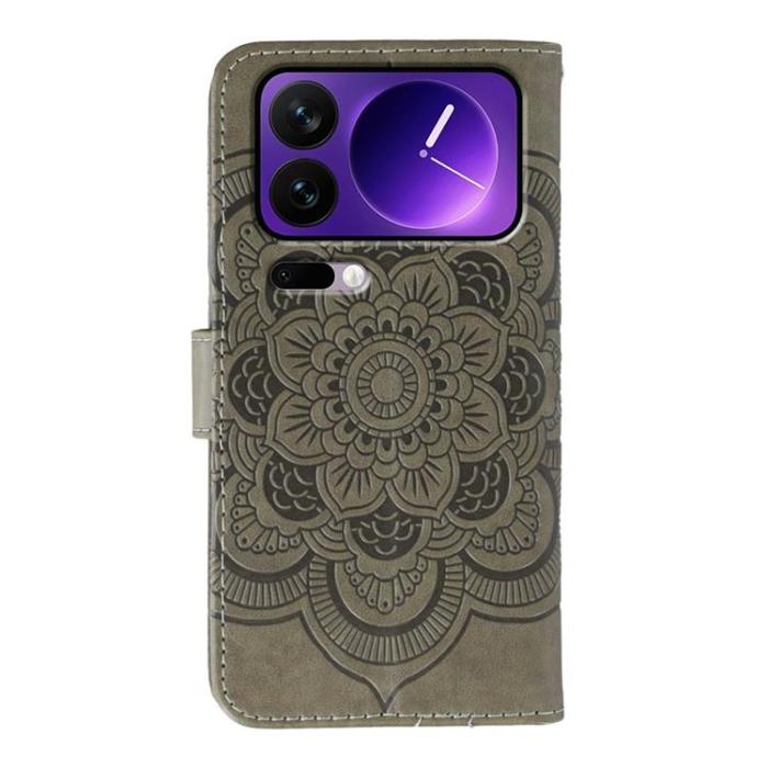 A-One Brand - Xiaomi 17 Pro Plånboksfodral Rhinestone Mandala Imprint