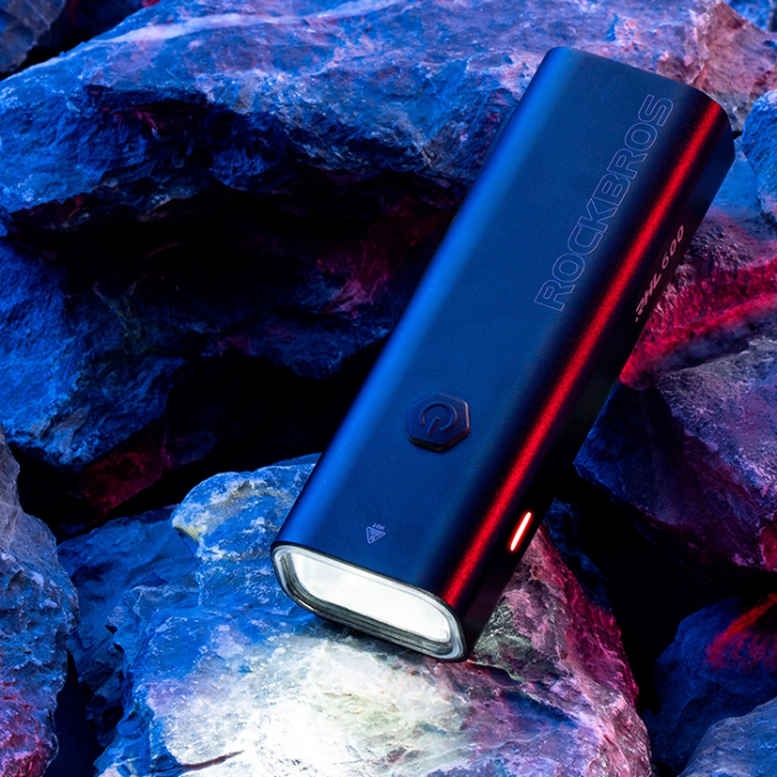 Rockbros - Rockbros Framcykellampa 600 lm 2600 mAh IPX6 RHL600 - Svart