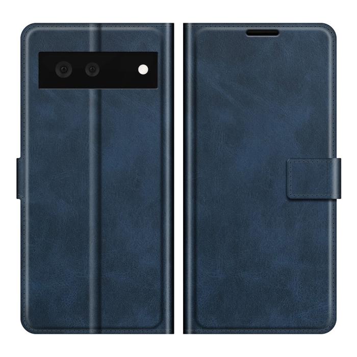 A-One Brand - Flip Folio Plånboksfodral till Google Pixel 6 Pro - Blå