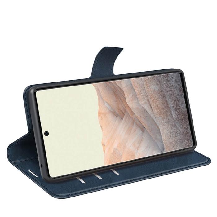 A-One Brand - Flip Folio Plånboksfodral till Google Pixel 6 Pro - Blå