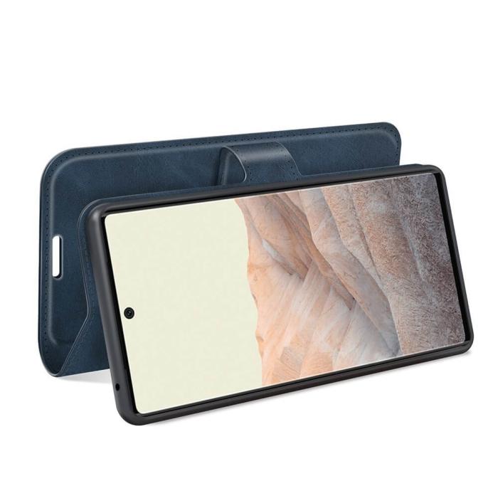 A-One Brand - Flip Folio Plånboksfodral till Google Pixel 6 Pro - Blå