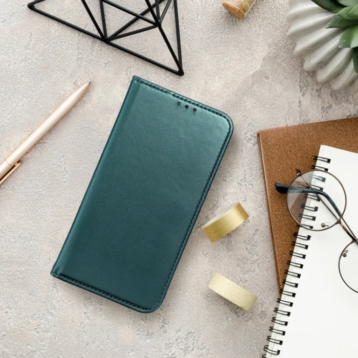 OEM - Galaxy A36 Plånboksfodral Smart Magneto - Mörkgrön