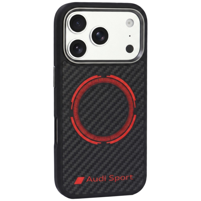 Audi - Audi Mobilskal För iPhone 18 Pro/17 Pro Magsafe RSQ Carbon Fiber