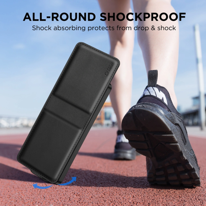 Tech-Protect - Tech-Protect Galaxy Z Flip 7 Plånboksfodral - Svart