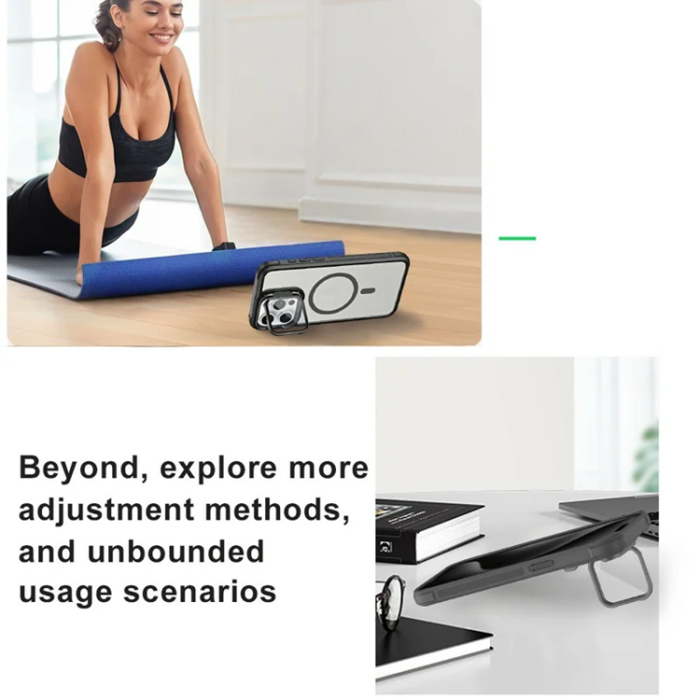 A-One Brand - iPhone 15 Pro Max Mobilskal Magsafe med Linsskyddsstöd