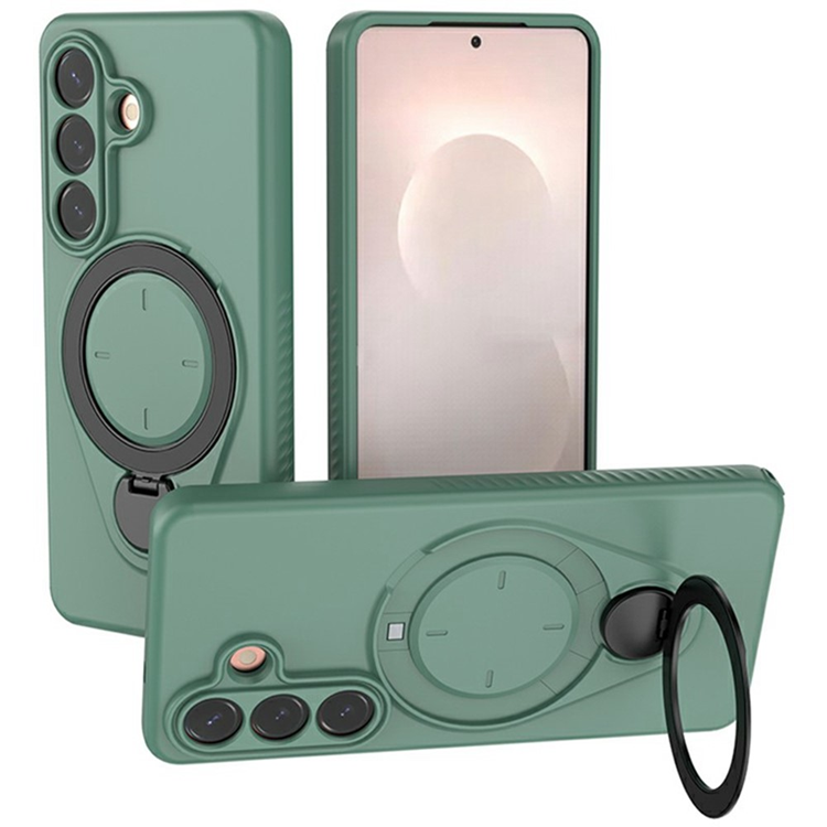 Galaxy S26 Mobilskal MagSafe Rotating Kickstand TPU+PC - Grön (Grön) | 2353 | AlltMobil