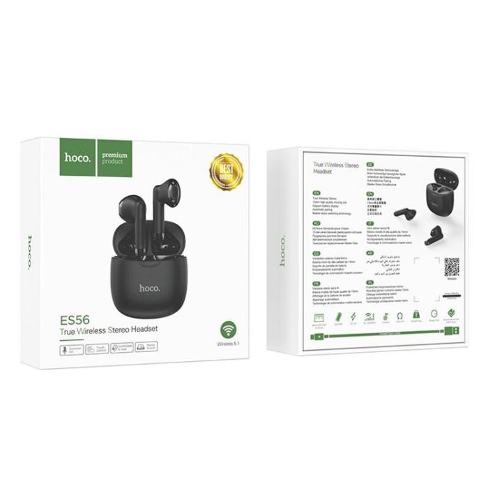 Hoco - Hoco TWS In-Ear Hörlurar Trådlösa Bluetooth ES56 - Svart