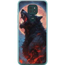 iSecrets - Mobilskal till Motorola Moto G9 Play med Ylande varg