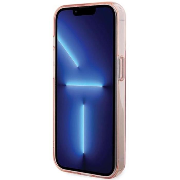 KARL LAGERFELD - KARL LAGERFELD iPhone 15 Mobilskal MagSafe Ringställ - Rosa