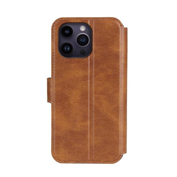 Boom of Sweden - BOOM iPhone 13 Pro Plånboksfodral Calfskin - Brun