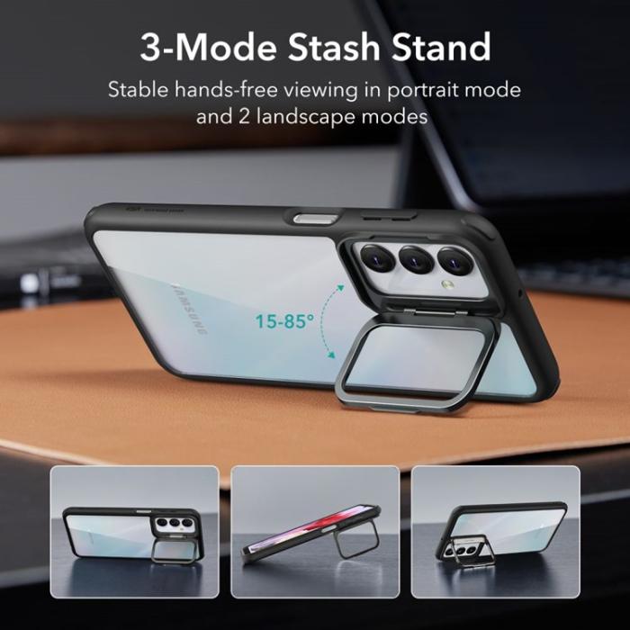 ESR - ESR Galaxy M34 5G Skal Classic Kickstand - Clear/Svart