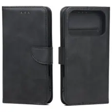 Marv - Marv iPhone 17 Pro Pl&aring;nboksfodral L&auml;der - Svart