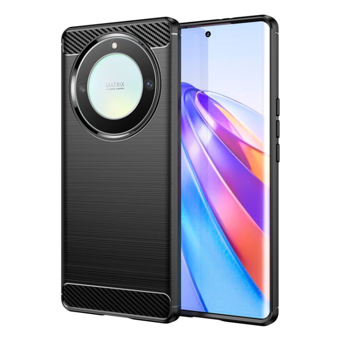 UTGATT1 - Huawei Honor Magic5 Lite/X40/X9a Mobilskal Carbon - Svart
