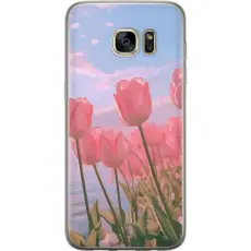 Gustaf - Mobilskal till Samsung Galaxy S7 edge med Rosa Tulpaner