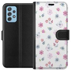 iSecrets - Plånboksfodral till Samsung Galaxy A72 5G med Blommor och fjärillar
