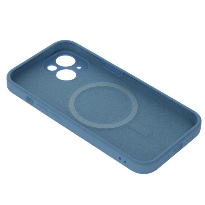 OEM - iPhone 13 Mobilskal MagSafe Invisible - Pastellblå