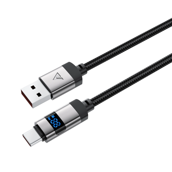 Acefast - Acefast USB-A - USB-C 66W Kabel 1.2m Display 480Mb/s - Svart