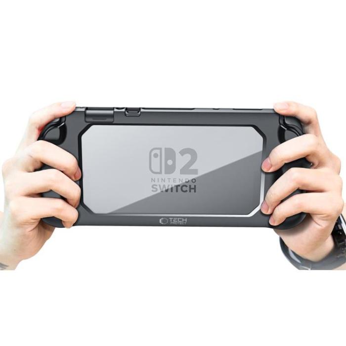 Tech-Protect - Tech-Protect Nintendo Switch 2 Skal Magmat - Svart/Clear
