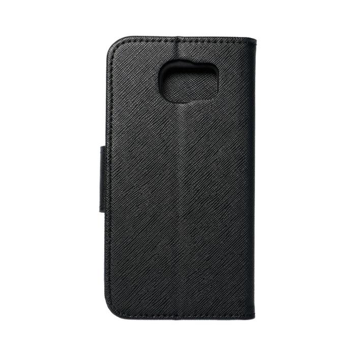 UTGATT1 - Galaxy S6 Plånboksfodral Fancy Eco Läder - Svart