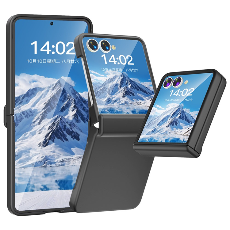 Galaxy Z Flip7 Mobilskal Hinge Protection Kickstand - Svart | 2353 | AlltMobil