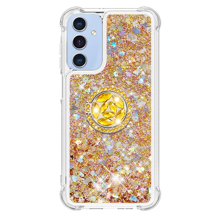 A-One Brand - Galaxy A17/A26 Mobilskal Kickstand Quicksand TPU - Guld