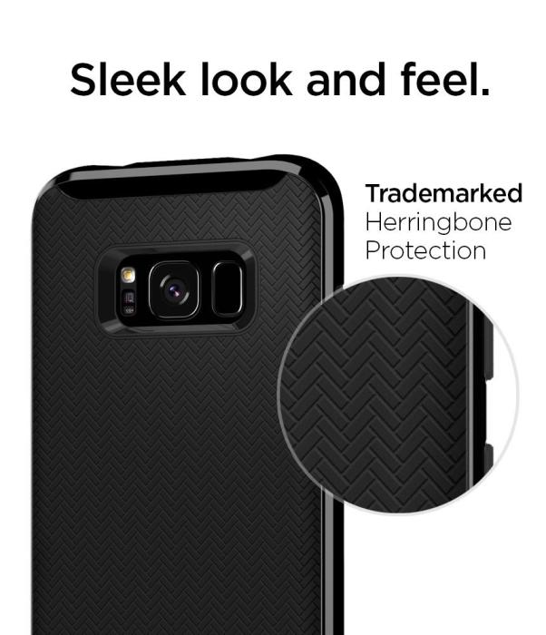 UTGATT4 - Spigen Neo Hybrid Skal till Samsung Galaxy S8 Plus - Svart