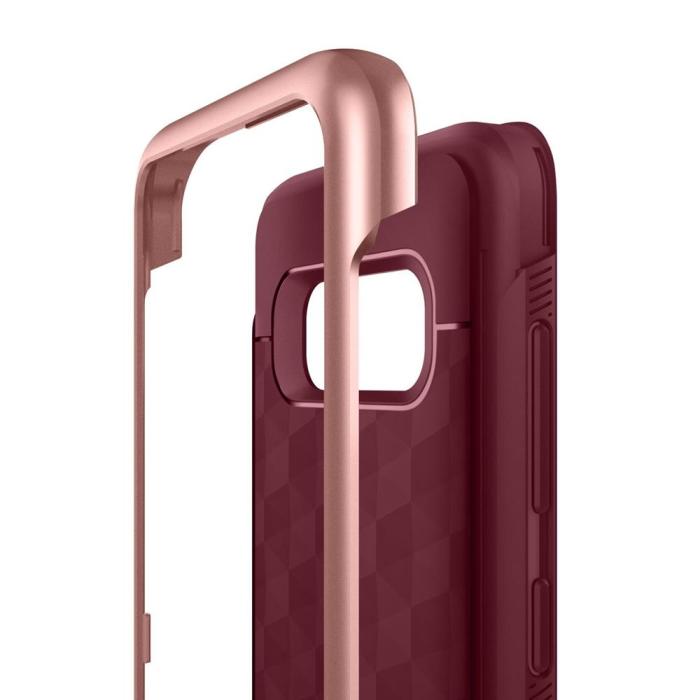 Caseology - Caseology Parallax Skal till Samsung Galaxy S8 Plus - Burgundy