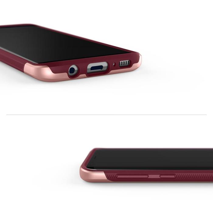 Caseology - Caseology Parallax Skal till Samsung Galaxy S8 Plus - Burgundy