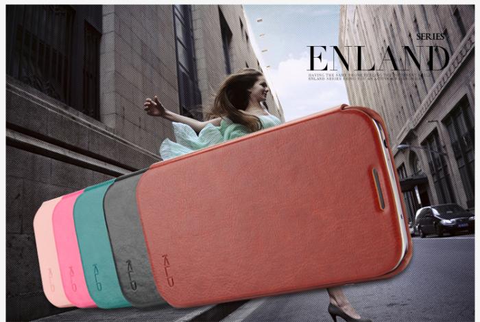 UTGATT4 - KLD Enland Smart Ultra-thin väska till Samsung Galaxy S4 i9500 (Grön)