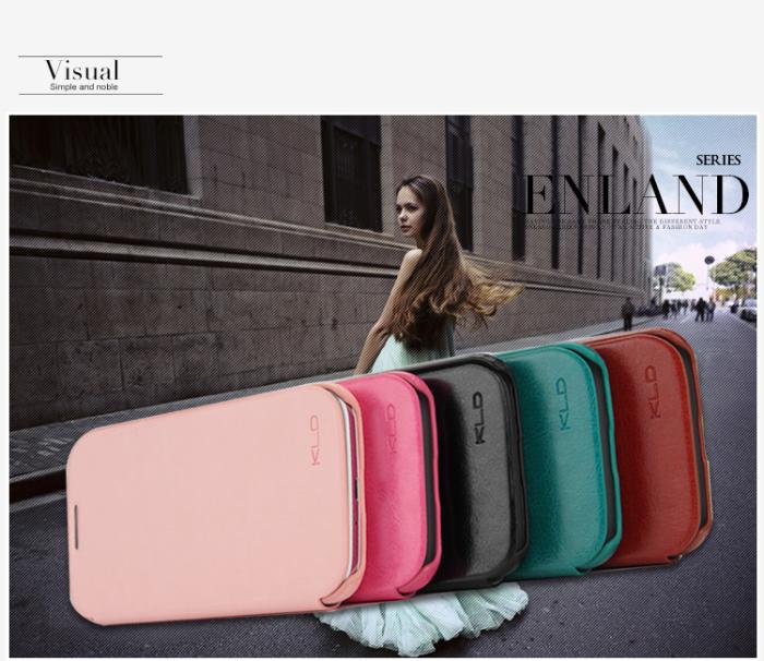 UTGATT4 - KLD Enland Smart Ultra-thin väska till Samsung Galaxy S4 i9500 (Grön)