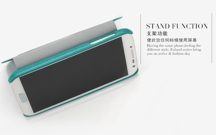 UTGATT4 - KLD Enland Smart Ultra-thin väska till Samsung Galaxy S4 i9500 (Grön)