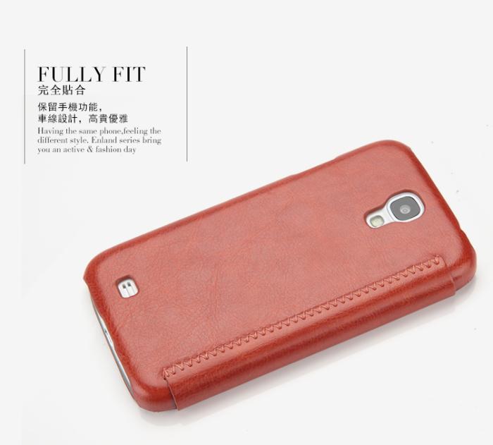 UTGATT4 - KLD Enland Smart Ultra-thin väska till Samsung Galaxy S4 i9500 (Grön)