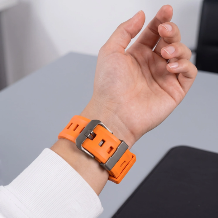 Tech-Protect - Tech-Protect Armband För Apple Watch (44/45/46/49mm) Motion - Signal Orange