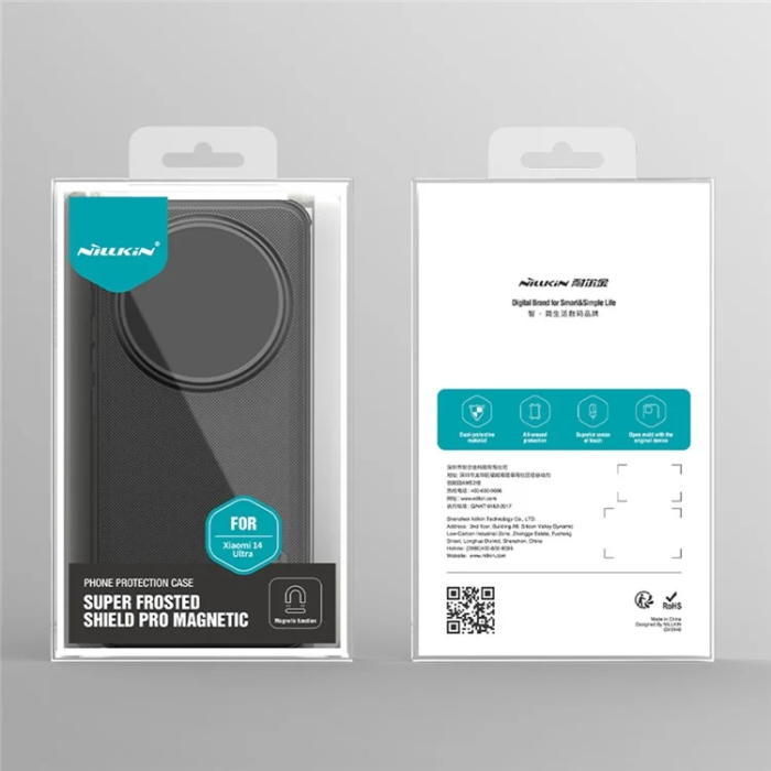 Nillkin - Nillkin Xiaomi 14 Ultra Mobilskal Super Frosted Shield Pro - Svart