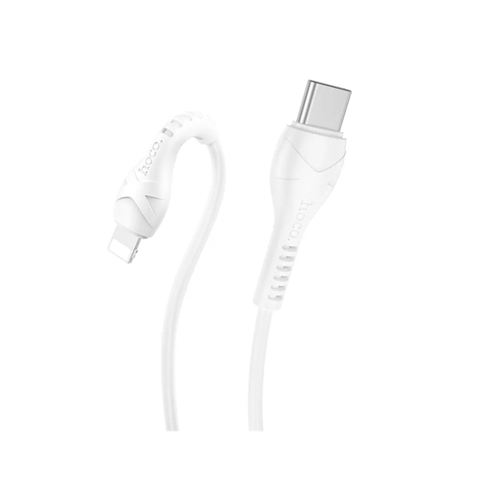 Hoco - HOCO USB-C till Lightning Kabel PD 27W X37 1 m white