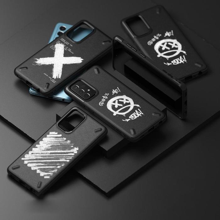 OEM - Ringke Skal Samsung Galaxy A72 4G - Svart Paint