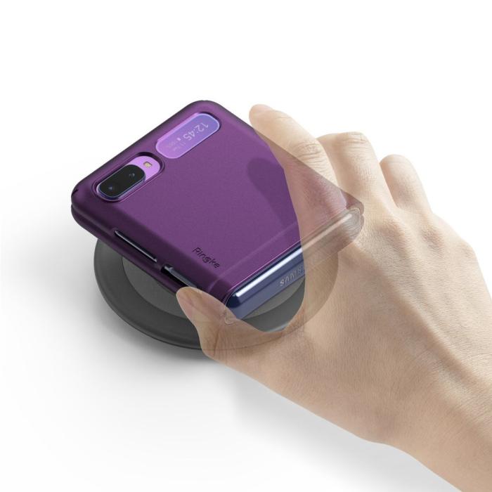 UTGATT4 - Ringke Slim Ultra-Thin Skal Samsung Galaxy Z Flip - Svart