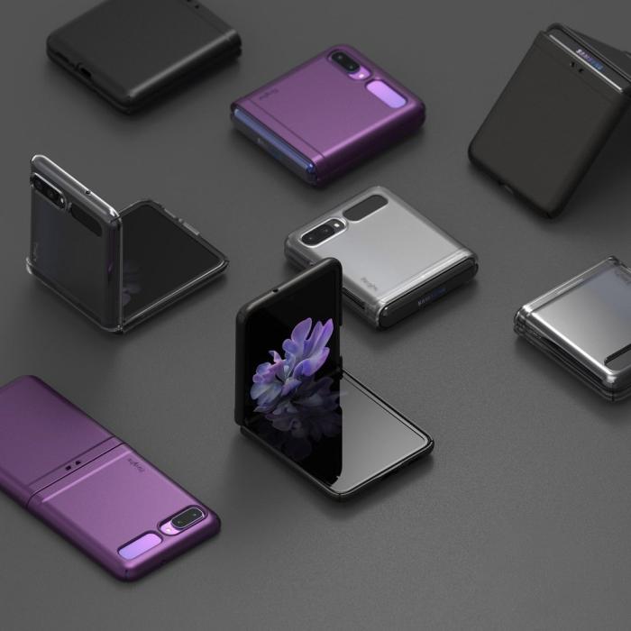 UTGATT4 - Ringke Slim Ultra-Thin Skal Samsung Galaxy Z Flip - Svart