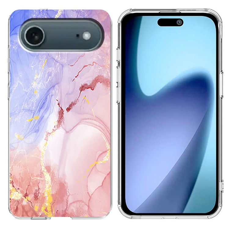 iPhone Air Mobilskal Marble Pattern Printing Soft - Rosa | 2353 | AlltMobil