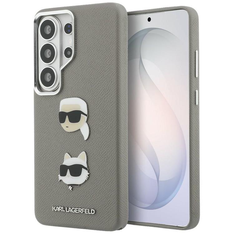 Karl Lagerfeld Mobilskal För Galaxy S26 Ultra Saffiano Double Heads - Silver | 2353 | AlltMobil