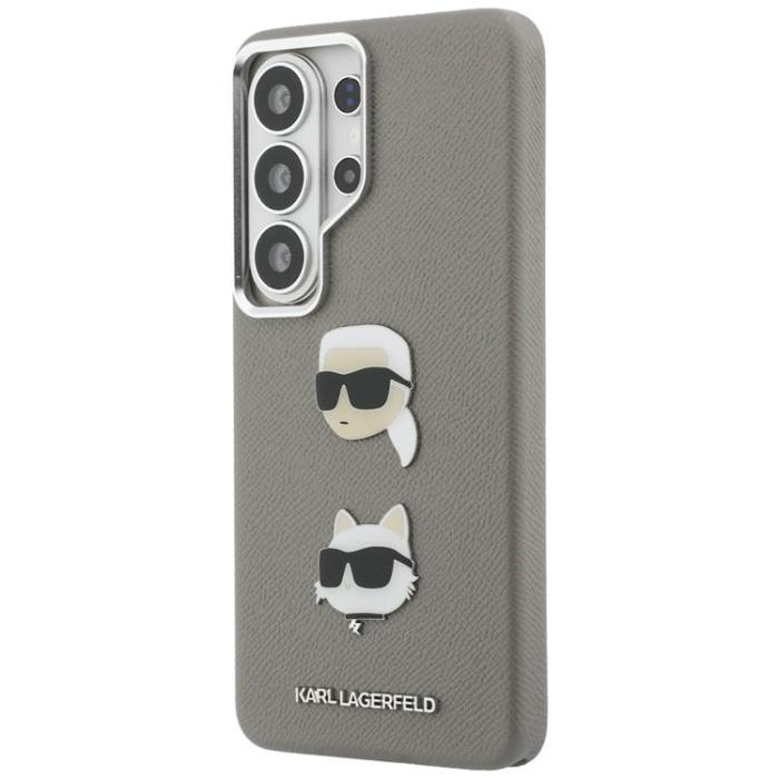 KARL LAGERFELD - Karl Lagerfeld Mobilskal För Galaxy S26 Ultra Saffiano Double Heads - Silver