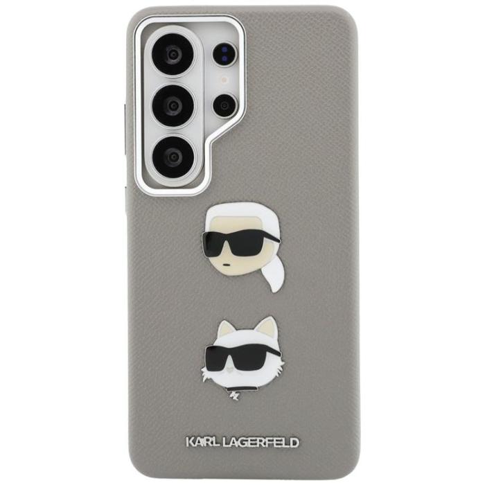KARL LAGERFELD - Karl Lagerfeld Mobilskal För Galaxy S26 Ultra Saffiano Double Heads - Silver