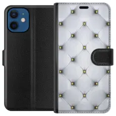 Gustaf - Pl&aring;nboksfodral till Apple iPhone 12 med Fancy