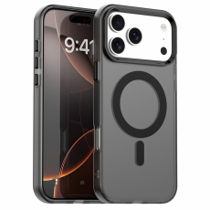 A-One Brand - iPhone 17 Pro Max Mobilskal MagSafe Anti Drop Hybrid - Svart