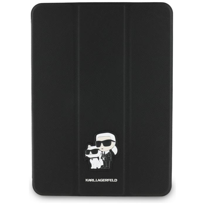 KARL LAGERFELD - Karl Lagerfeld iPad Air 11 (2024) Fodral Saffiano Magnetic - Svart