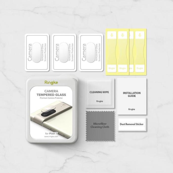 UTGATT1 - [2 PACK] Ringke Google Pixel 7 Kameralinsskydd härdat glas