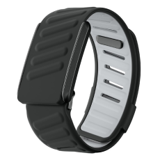 A-One Brand - Whoop 4.0 Armband Silikon Adjustable - Svart/Grå